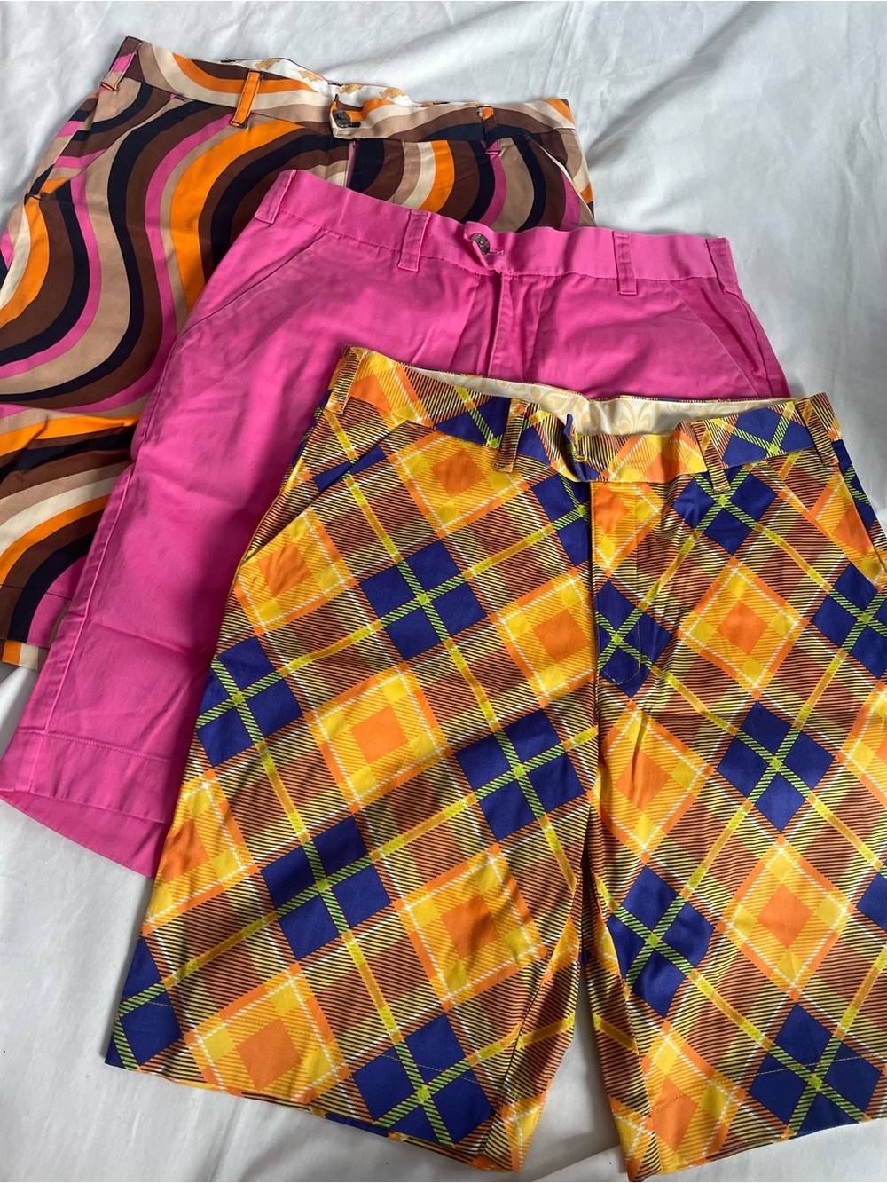 4 pairs of Loudmouth Men's Multi-Pattern golf Athletic Shorts sz 32